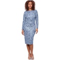 XSCAPE Midi Long Sleeve Lace with Sequins