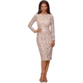 XSCAPE Midi Long Sleeve Lace with Sequins