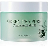 Yadah Green Tea Pure Cleansing Balm #2, 3.38fl.oz.  Vegan Hypoallergenic Sherbet Type Makeup Remover with Natural Plant Derived Oils