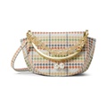 ZAC Zac Posen Lacy Frame Saddle - Rainbow Houndstooth