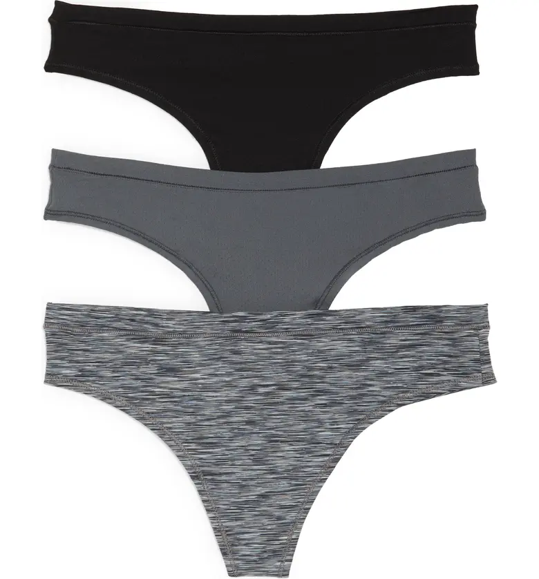 Zella Motivate Assorted 3-Pack Thongs_GREY PACK
