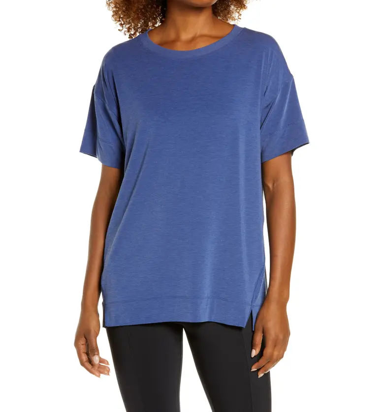 Zella Embody Oversize T-Shirt_BLUE TWILIGHT