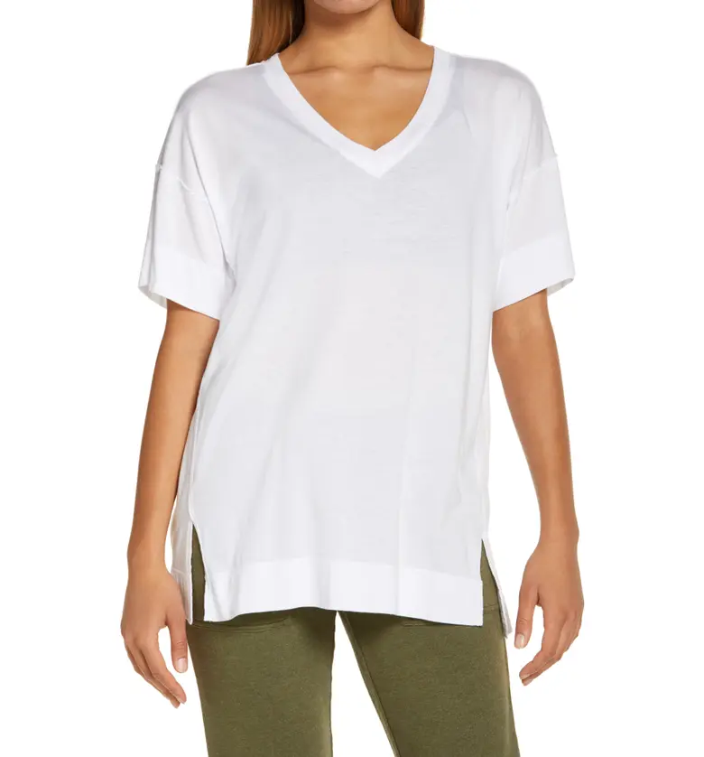Zella All Day Oversize T-Shirt_WHITE