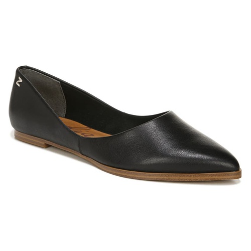  Zodiac Hill Pointy Toe Flat_BLACK LEATHER