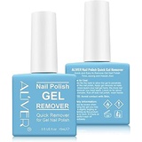 ZORNEPA 2 Pcs Magic Nail Polish Remover | Removes Gel nail Polish in 3-5 Minutes-Fast Drying-Drying Nail Polish-No Need To Pollen | Soak Or Wrap - （15ml）