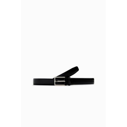 자라 Zara TOPSTITCHED LEATHER BELT