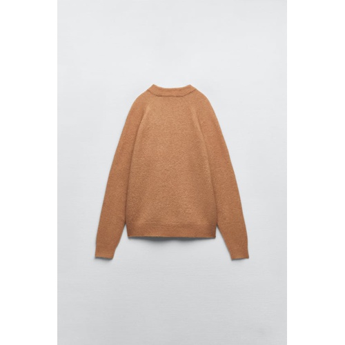 자라 Zara ALPACA AND WOOL BLEND SWEATER