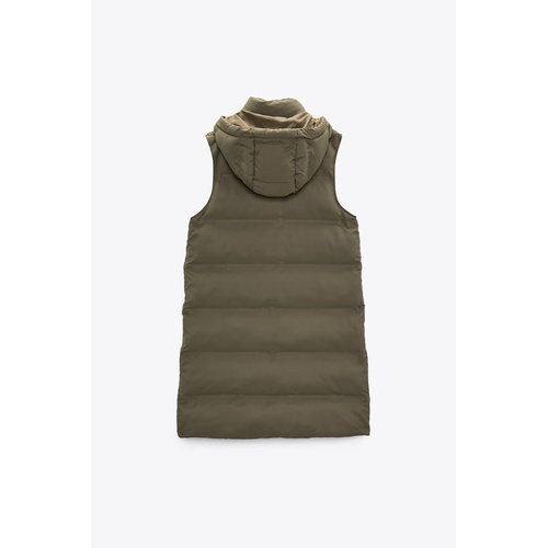 자라 Zara HOODED PADDED VEST