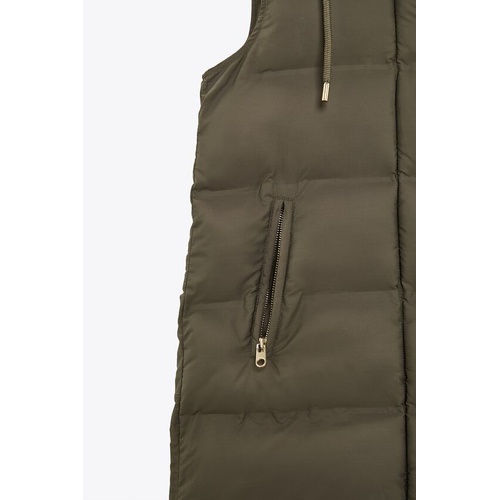 자라 Zara HOODED PADDED VEST