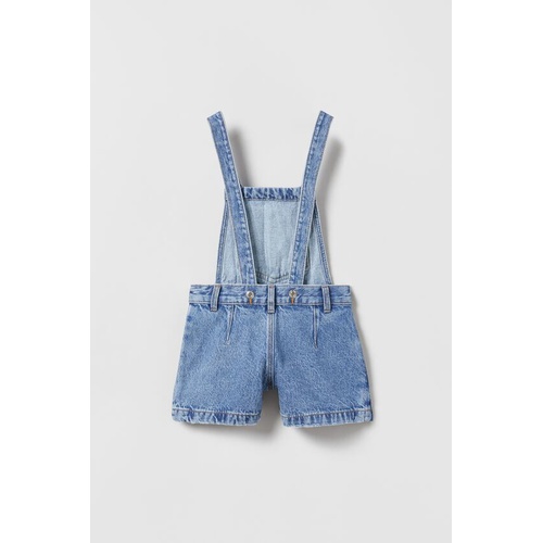 자라 Zara DENIM PINAFORE