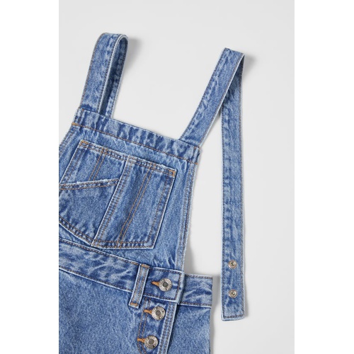 자라 Zara DENIM PINAFORE