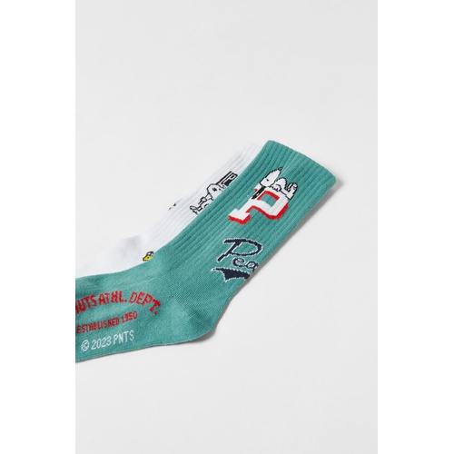 자라 Zara KIDS/ TWO-PACK OF SNOOPY PEANUTS SOCKS