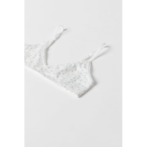 자라 Zara KIDS/ THREE-PACK OF FLORAL BRALETTES