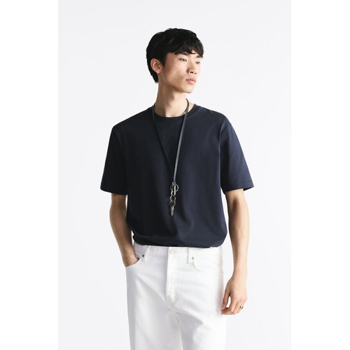 자라 Zara SHORT SLEEVE HEAVYWEIGHT T-SHIRT