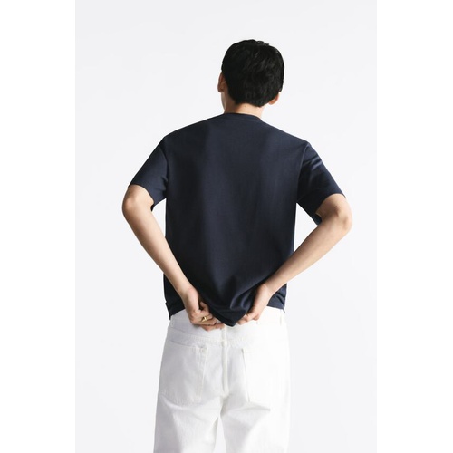 자라 Zara SHORT SLEEVE HEAVYWEIGHT T-SHIRT