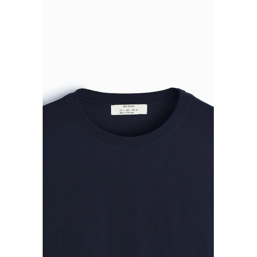 자라 Zara SHORT SLEEVE HEAVYWEIGHT T-SHIRT