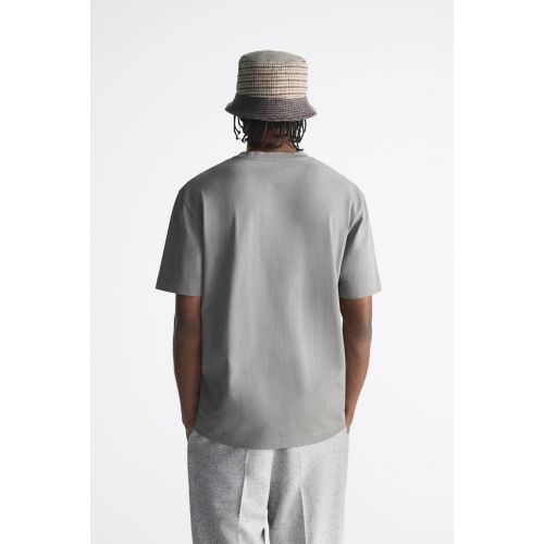 자라 Zara BASIC HEAVYWEIGHT T-SHIRT