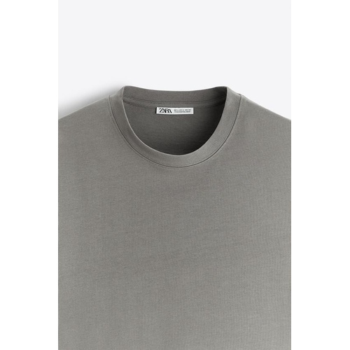 자라 Zara BASIC HEAVYWEIGHT T-SHIRT