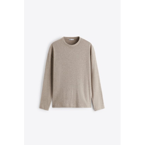 자라 Zara RIBBED T-SHIRT