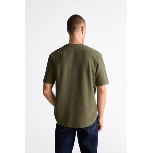 자라 Zara TEXTURED T-SHIRT