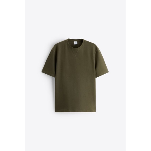 자라 Zara TEXTURED T-SHIRT