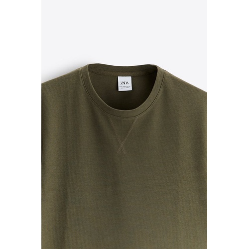 자라 Zara TEXTURED T-SHIRT