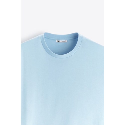 자라 Zara HEAT-SEALED TRIM T-SHIRT