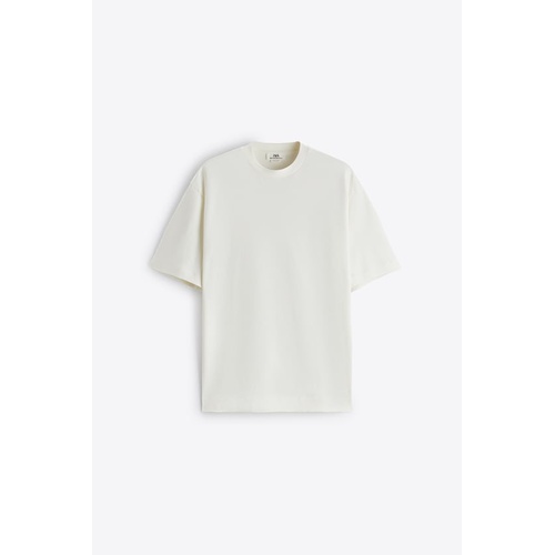 자라 Zara RIB COLLAR T-SHIRT LIMITED EDITION