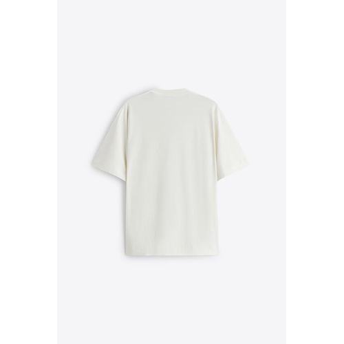 자라 Zara RIB COLLAR T-SHIRT LIMITED EDITION