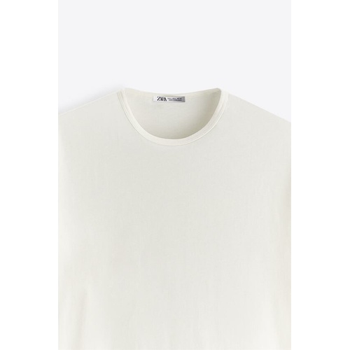 자라 Zara WASHED EFFECT T-SHIRT