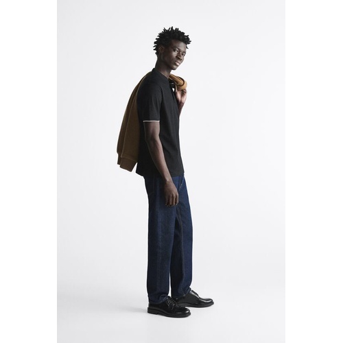 자라 Zara MERCERIZED POLO