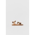 Zara BABY/ METALLIC STRAP SANDALS