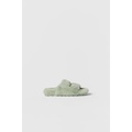 Zara KIDS/ FAUX FUR SANDALS