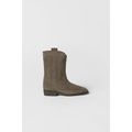 Zara KIDS/ SUEDE LEATHER COWBOY BOOTS