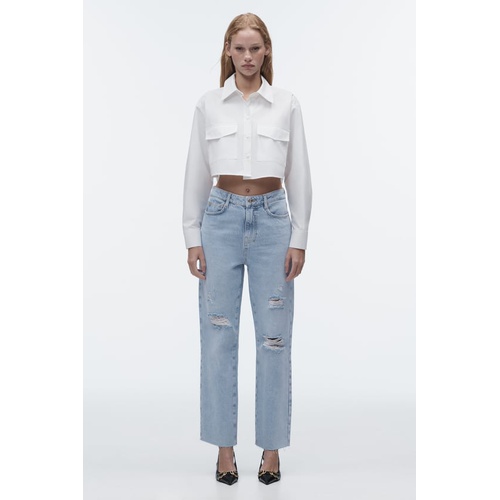 자라 Zara Z1975 STRAIGHT FIT JEANS