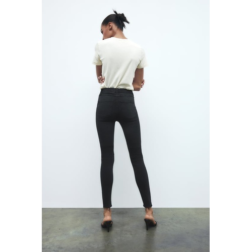 자라 Zara ZW THE HIGH WAIST SKINNY JEANS