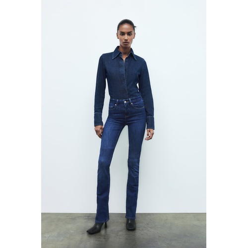 자라 Zara THE CONTOUR ZW BOOTCUT JEANS