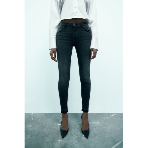 자라 Zara ZW THE MID WAIST SKINNY JEANS