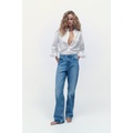 Zara Z1975 STRAIGHT LEG LONG LENGTH HIGH RISE JEANS