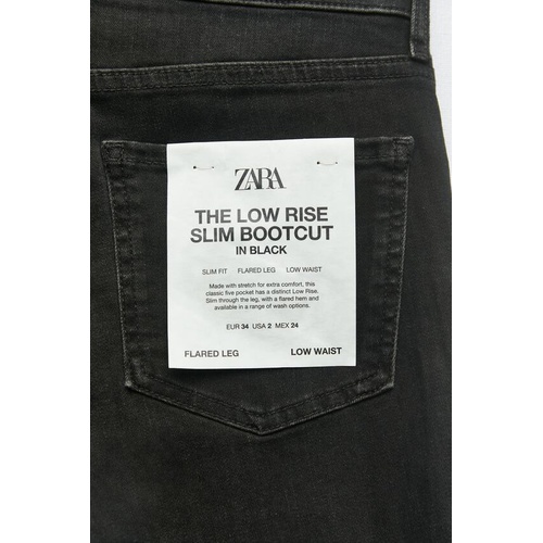 자라 Zara ZW THE LOW RISE BOOTCUT JEANS