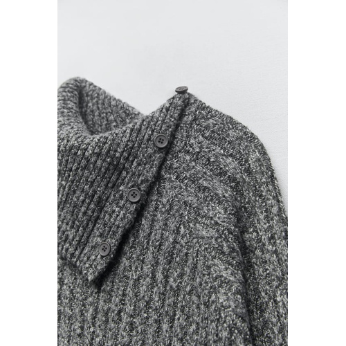 자라 Zara RIBBED KNIT SWEATER