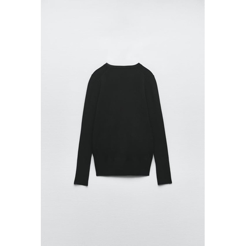 자라 Zara BASIC KNIT SWEATER