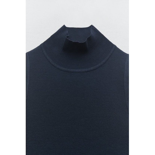 자라 Zara BASIC MOCK NECK KNIT TOP