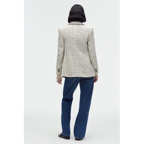 자라 Zara DOUBLE BREASTED TEXTURED WEAVE JACKET