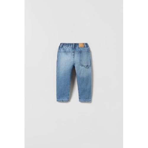 자라 Zara CARPENTER JEANS