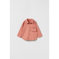 Zara PLUSH POCKET OVERSHIRT