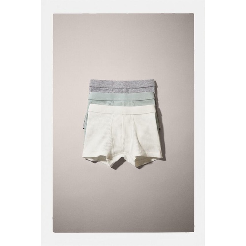 자라 Zara BABY/ THREE PACK OF RIB BOXERS