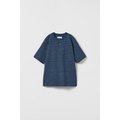 Zara STRIPED HENLEY T-SHIRT