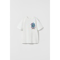 Zara FLOWER T-SHIRT