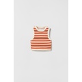 Zara STRIPED KNIT TOP